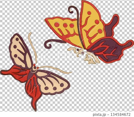 A butterfly pattern A butterfly pattern 134584672