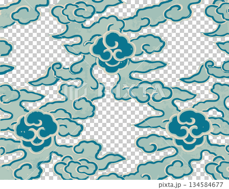 Cloud pattern Cloud pattern 134584677