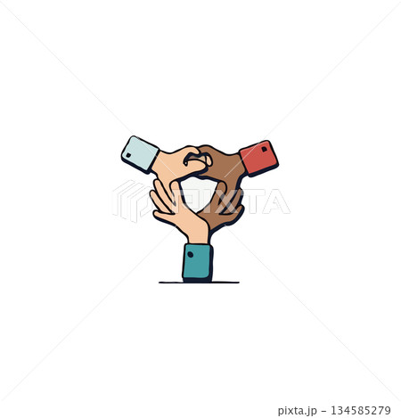 Diverse hands uniting in collaborative gesture emphasizing teamwork and support across cultures Diverse hands uniting in collaborative gesture emphasizing teamwork and support across cultures 134585279