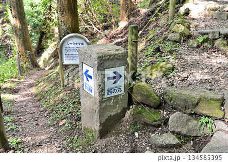 愛知県豊田市 中世山城を復元した城跡公園足助城「真弓山城」 愛知県豊田市 中世山城を復元した城跡公園足助城「真弓山城」 134585395
