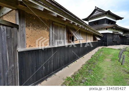 愛知県豊田市 中世山城を復元した城跡公園足助城「真弓山城」 愛知県豊田市 中世山城を復元した城跡公園足助城「真弓山城」 134585427