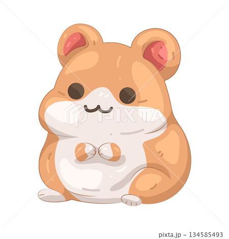 Illustration of hamster Illustration of hamster 134585493