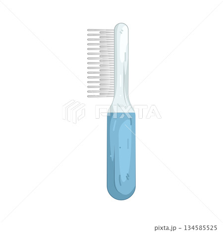 Illustration of pet brush 134585525