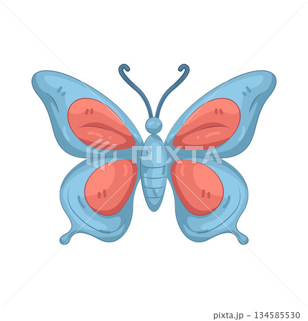 Illustration of butterfly  134585530