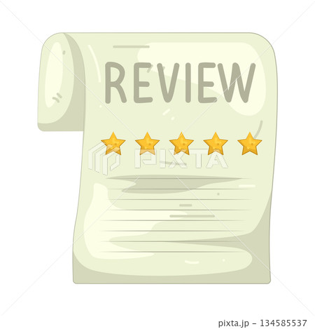 Illustration of movie review Illustration of movie review 134585537