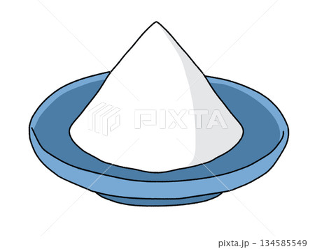 盛り塩のイラスト 134585549