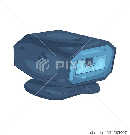 Illustration of security camera  134585907