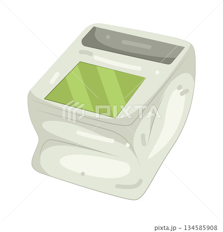 Illustration of fingerprint scanner  134585908