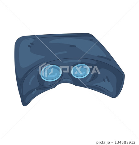 Illustration of eye scanner device  134585912