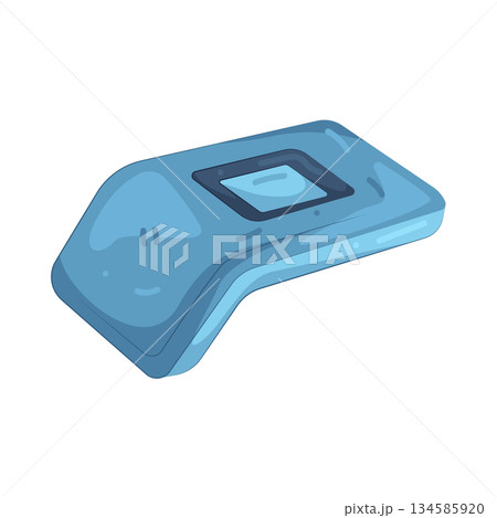 Illustration of fingerprint scanner 134585920