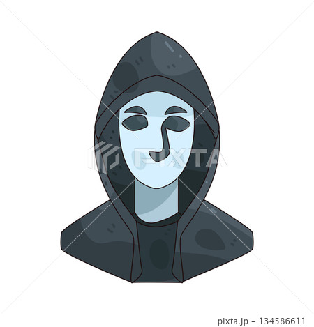 illustration of anonymous illustration of anonymous 134586611