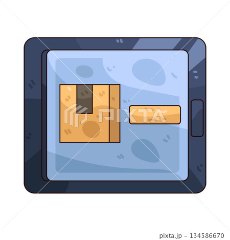 illustration of Digital Product illustration of Digital Product 134586670