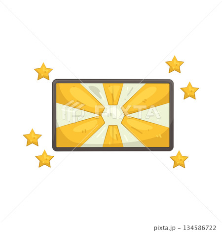 Illustration of star beam  134586722