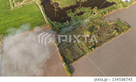 Climate change, Agriculture burning release carbon 134586745