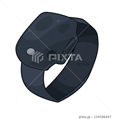 illustration of smartwatch 134586847