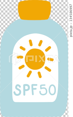 summer beach suntan lotion icons tropical vacation ornaments decoration element, flat jpg illustration cartoon character costume design 134586997
