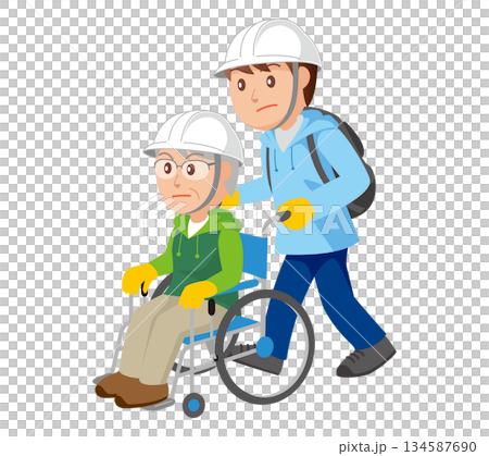 老人輪椅災難疏散 01 134587690