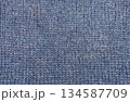 紺のメリヤス編みのニットの背景 134587709