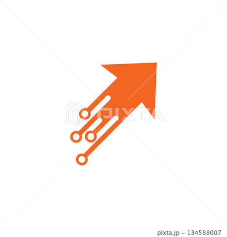 Arrow circuit logo Arrow circuit logo 134588007