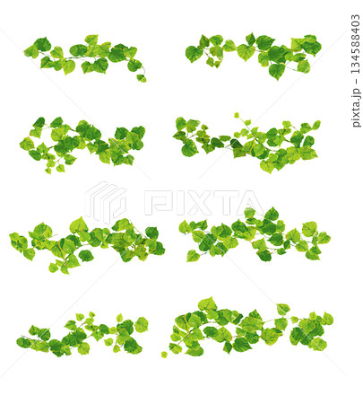 蔓の装飾パーツ　セットB 134588403