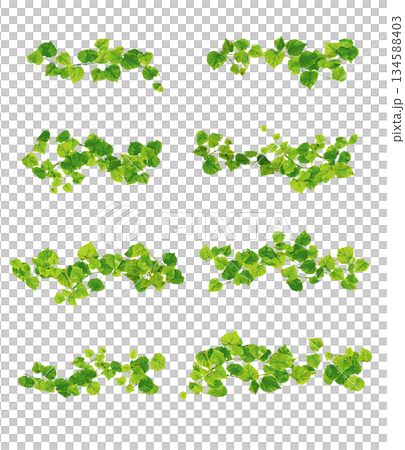 蔓の装飾パーツ　セットB 134588403