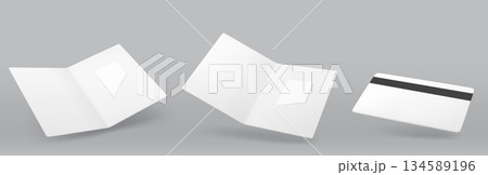 Hotel key card mockup set Hotel key card mockup set 134589196