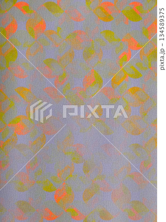 白い和紙に金色の桜の花びら風背景用画像 白い和紙に金色の桜の花びら風背景用画像 134589375