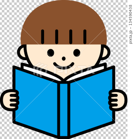 本を読む男の子 134590438