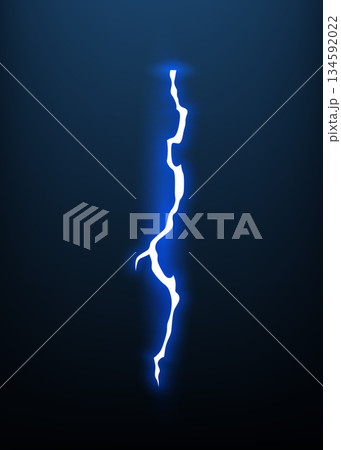 Lightning animation with sparks. Electricity thunderbolt danger, light electric powerful thunder. Bright energy effect, Vector illustration Lightning animation with sparks. Electricity thunderbolt danger, light electric powerful thunder. Bright energy effect, Vector illustration 134592022