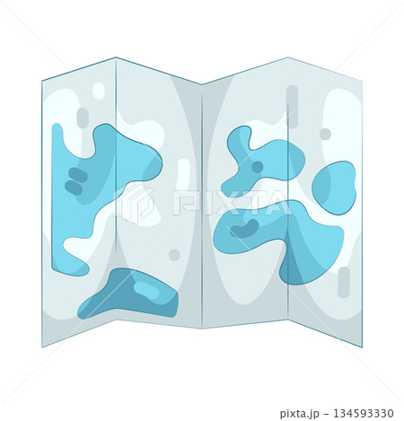 Illustration of map Illustration of map 134593330