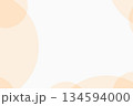 オレンジカラー系ランダムサークルデザインフレーム 134594000