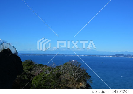 鋸山からの風景　千葉 134594209