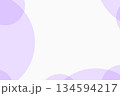 パープルカラー系ランダムサークルデザインフレーム 134594217