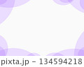 パープルカラー系ランダムサークルデザインフレーム 134594218