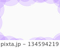 パープルカラー系ランダムサークルデザインフレーム 134594219