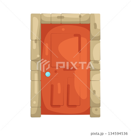 Illustration of door Illustration of door 134594536