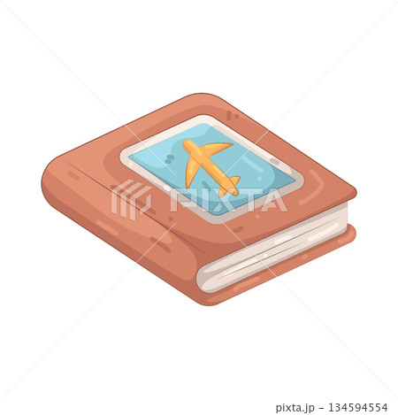 Illustration of guide book  134594554