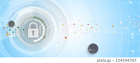 Future cyber technology web services for business and internet project. 134594707