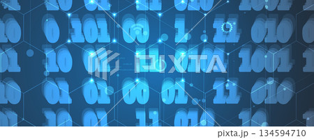 Future cyber technology web services for business and internet project. 134594710