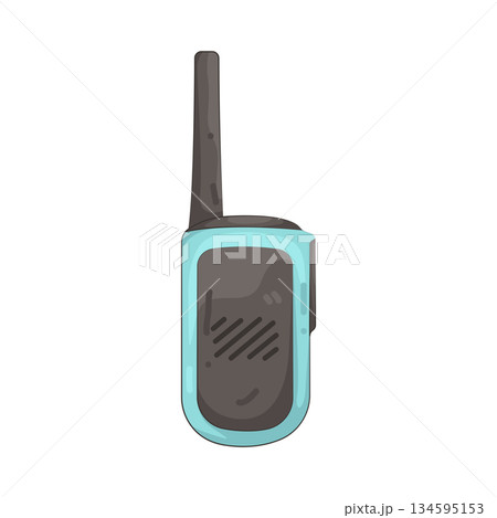 Illustration of walkie talkie  134595153