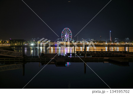 Doha,Qatar,12.12.2025,Nightlife and scenery of Doha, Qatar. 134595702