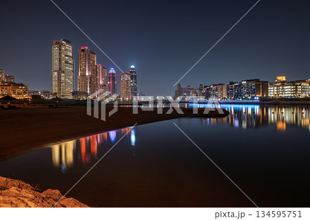 Doha,Qatar,12.12.2025,Nightlife and scenery of Doha, Qatar. 134595751