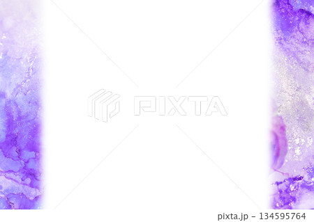 水彩風のフレーム 134595764