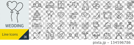 婚禮圖示集 134596786