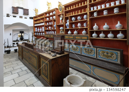 The third oldest pharmacy in the world in Franciscan monastery in Dubrovnik The third oldest pharmacy in the world in Franciscan monastery in Dubrovnik 134598247