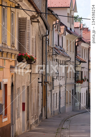 Street in the old city center of Ljubljana, Slovenia Street in the old city center of Ljubljana, Slovenia 134598254