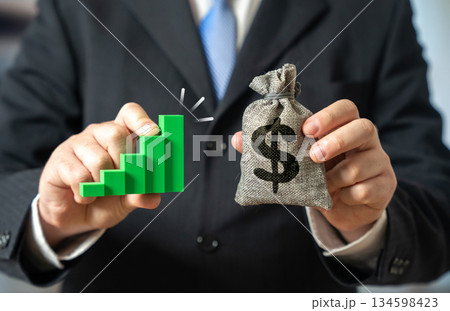 Capital growth, revenue increase. Good market conditions, upward trend. Growing profits and surplus budgets. Economic risks while investors adapt to unstable market dynamics. Capital growth, revenue increase. Good market conditions, upward trend. Growing profits and surplus budgets. Economic risks while investors adapt to unstable market dynamics. 134598423