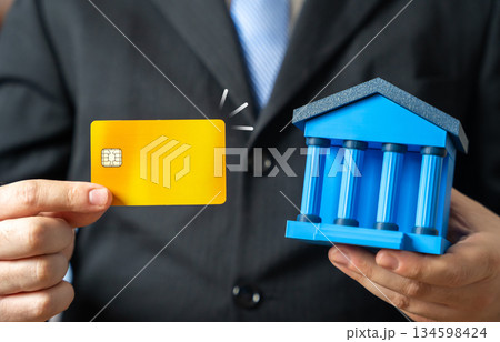 Credit card and bank. Banking and the financial ecosystem. Cashless payments growth, fintech integration, consumer finance. Digital banking services, financial security. Money management. Credit card and bank. Banking and the financial ecosystem. Cashless payments growth, fintech integration, consumer finance. Digital banking services, financial security. Money management. 134598424