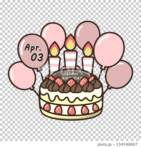 誕生日チョコケーキ 誕生日チョコケーキ 134598607