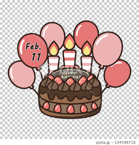 誕生日チョコケーキ 誕生日チョコケーキ 134598718